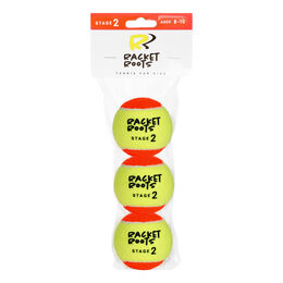 Balles De Tennis Racket Roots RR Stage 2-3er Polybag